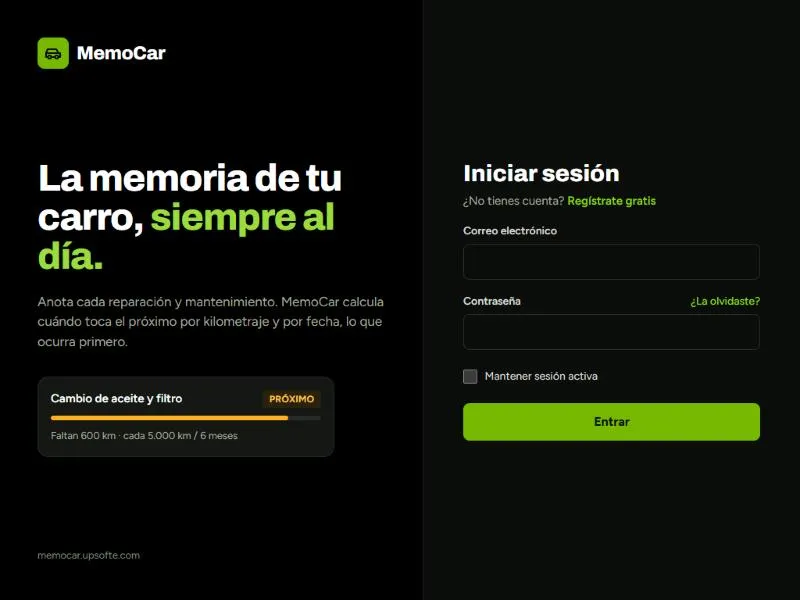 Captura de MemoCar